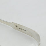 George IV Sterling Silver Asparagus Serving Tongs Antique 1825 London