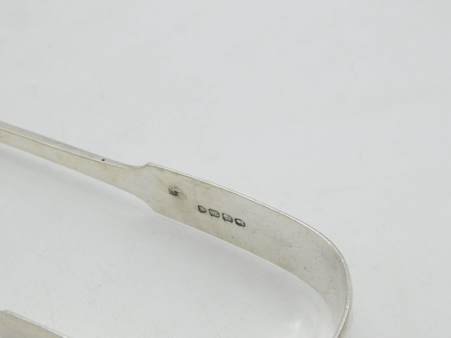 George IV Sterling Silver Asparagus Serving Tongs Antique 1825 London