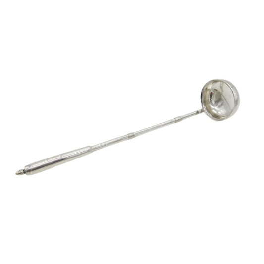 George IV Scottish Sterling Silver Acorn Finial Toddy Ladle Antique 1825 Glasgow