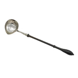 George II Sterling Silver Wooden Handle Toddy Ladle Antique 1751 London