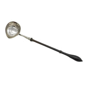 George II Sterling Silver Wooden Handle Toddy Ladle Antique 1751 London