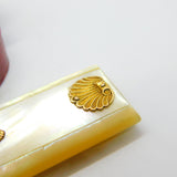 French 18ct Gold Mother Of Pearl Palais Royal Toothpick Holder Georgian c1790