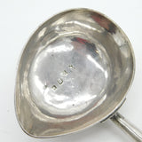 George II Sterling Silver Wooden Handle Toddy Ladle Antique 1751 London