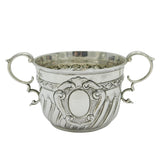 Victorian Sterling Silver Swirl Pattern Porringer Cup Antique 1898 London