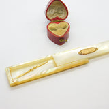 French 18ct Gold Mother Of Pearl Palais Royal Toothpick Holder Georgian c1790