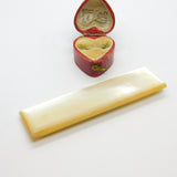 French 18ct Gold Mother Of Pearl Palais Royal Toothpick Holder Georgian c1790