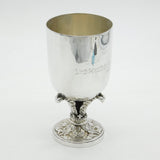 Hunt & Roskell Victorian Sterling Silver Goblet Chalice Antique 1886 London
