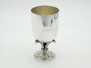 Hunt & Roskell Victorian Sterling Silver Goblet Chalice Antique 1886 London
