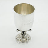 Hunt & Roskell Victorian Sterling Silver Goblet Chalice Antique 1886 London
