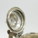 George III Sterling Silver Baluster Coffee Pot Lion Crest Antique 1764 London