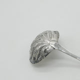 Large Georgian Sterling Silver Ornate Sugar Caster Ladle 1795 London Antique
