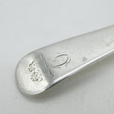 George III Dundee Sterling Silver Tablespoon Antique c1820 Scottish Provincial
