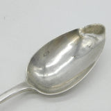George III Dundee Sterling Silver Tablespoon Antique c1820 Scottish Provincial