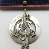 Tiffany & Co. WW1-era Sterling Silver 'Major AE Phillips' North Irish Horse Cyclist Regiment Fob Medal c1918