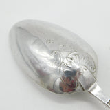 George III Hester Bateman Sterling Silver Picture Back Tablespoon Antique 1778 London