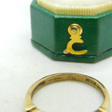 9ct Yellow Gold Five-Stone Fire Opal Dress Ring Vintage c1990 London