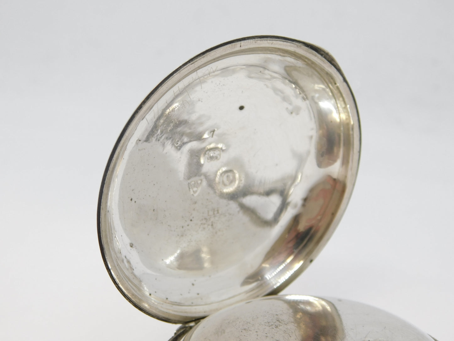Victorian Large Sterling Silver Full-Hunter Pocket Watch Antique 1897 Chester