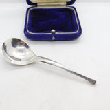 Cecil Frederick Colyer Sterling Silver Modernist Tea Caddy Spoon 1978 Edinburgh