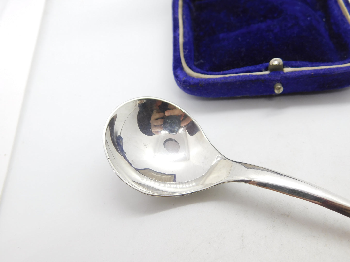 Cecil Frederick Colyer Sterling Silver Modernist Tea Caddy Spoon 1978 Edinburgh