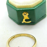 9ct Yellow Gold, Sapphire, Emerald & Diamond Floral Cluster Ring Vintage c1990