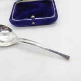 Cecil Frederick Colyer Sterling Silver Modernist Tea Caddy Spoon 1978 Edinburgh