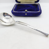 Cecil Frederick Colyer Sterling Silver Modernist Tea Caddy Spoon 1978 Edinburgh