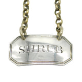 George III Sterling Silver 'Shrub' Sauce Ticket Label Antique 1806 London