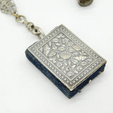 19th Century French Silver Plated Multi-Tool Sewing Chatelaine Antique c1860