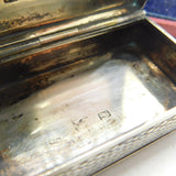 Victorian Russian 84 .875 Silver & Niello Enamel Snuff Box City Scene Moscow