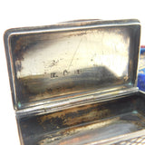 Victorian Russian 84 .875 Silver & Niello Enamel Snuff Box City Scene Moscow