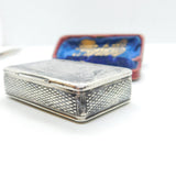 Victorian Russian 84 .875 Silver & Niello Enamel Snuff Box City Scene Moscow