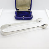 Georgian Sterling Silver Fork End Anchovy Tongs 1798 London George Deighton