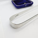 Georgian Sterling Silver Fork End Anchovy Tongs 1798 London George Deighton