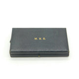 Original Boxed M.B.E Medal King George V Sterling Silver c1935 Antique