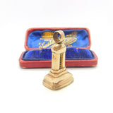 Victorian Large Rolled Gold Carved Carnelian Intaglio Fob Seal Antique c1860