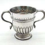 George I Sterling Silver Fleur-de-Lis Loving Cup Antique c1721 Thomas Tearle London
