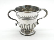 George I Sterling Silver Fleur-de-Lis Loving Cup Antique c1721 Thomas Tearle London