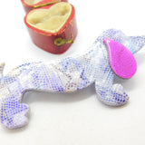 Dachshund Sausage Dog Lea Stein Paris Brooch Pin Vintage c1960