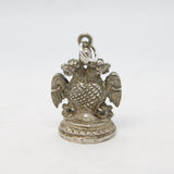 19th Century Indian Hindu Cast Sterling Silver God Charm Pendant Antique c1890