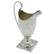 George III Sterling Silver Pedestal Cream Jug Antique 1786 London