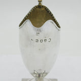 George III Sterling Silver Pedestal Cream Jug Antique 1786 London