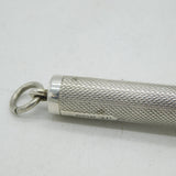 Sterling Silver Engine Turner Cigar Piercer Fob Vintage 1966 Birmingham