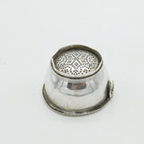 Georgian Sterling Silver Scallop Pattern Wine Strainer Bowl c1810 London Antique