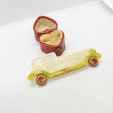 Motor Car Vehicle Lea Stein Paris Brooch Pin Vintage c1960