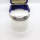 Georgian Sterling Silver Minimal Trinket Pot or Snuff Box 1818 Joseph Angell II