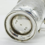 Victorian Aesthetic Movement Sterling Silver Christening Mug Antique 1870