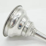 George III Sterling Silver Crested Wine Funnel Antique 1782 London