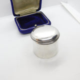 Georgian Sterling Silver Minimal Trinket Pot or Snuff Box 1818 Joseph Angell II