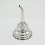 George III Sterling Silver Crested Wine Funnel Antique 1782 London