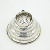 George III Sterling Silver Crested Wine Funnel Antique 1782 London
